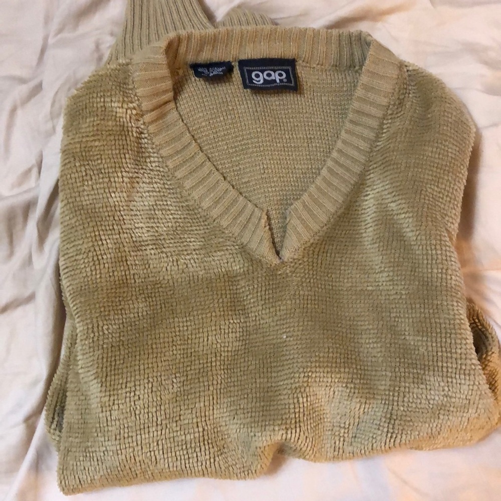 Vintage Gold Gap Sweater